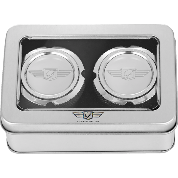 (image for) Axle Nut Cover Mirror w/ Figurati Designs