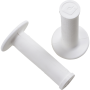 (image for) ODI Ruffian MX Single-Ply Grips - No-Waffle - White
