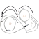 (image for) Sterling Chromite Designer DOT Handlebar Installation Kit, 15"-17" Apes