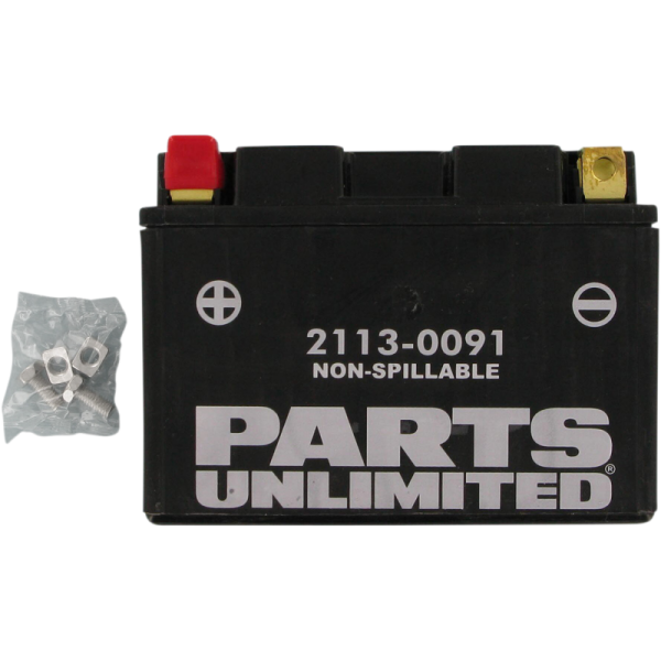 (image for) PARTS UNLIMITED BATTERIES Factory-Activated AGM Maintenance-Free Battery YTZ12S