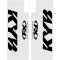 (image for) Factory Effex Fork Shields - Kayaba, black