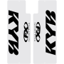 (image for) Factory Effex Fork Shields - Kayaba, black