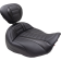 (image for) Mustang Deluxe Touring Solo Seat With Backrest, w/ black stitching