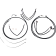(image for) XR Black w/ Black Fittings DOT Handlebar Installation Kit, 15"-17" Apes