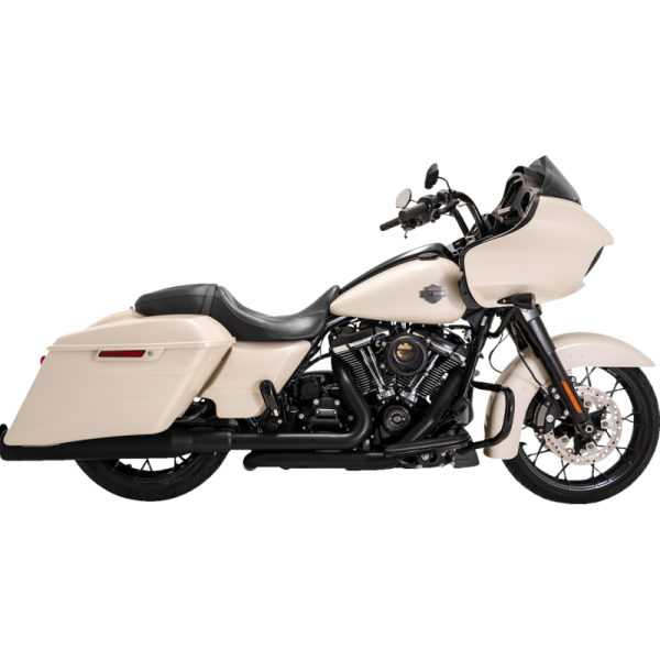 (image for) Vance & Hines Dresser Duals PCX Header System - Matte Black Ceramic