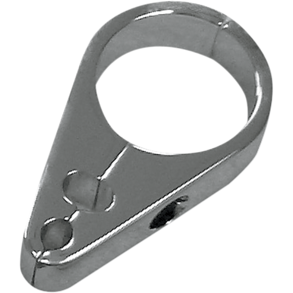 (image for) Drag Specialties Chrome Throttle/Idle/Brake Cable Clamp 1 1/4"