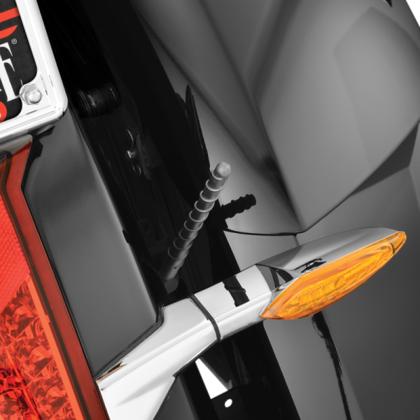 Show Chrome Short Spiral Antenna