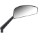 (image for) Tearchop Mirror - Black Anodized, Right