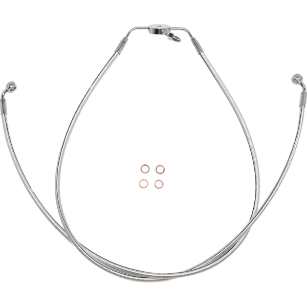 (image for) Sterling Chromite Lower Front Brake Line for 16-20 XL1200CX