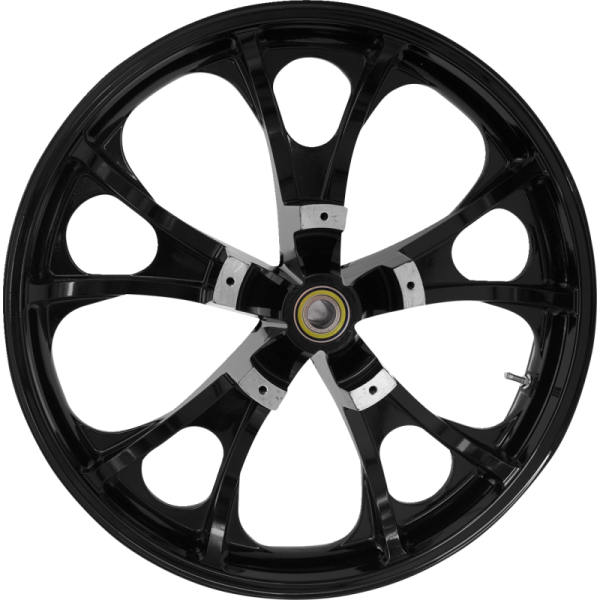 (image for) Coastal Moto Largo Precision-Cast 3D Front Wheel - Solid Black
