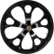 (image for) Largo Precision-Cast 3D Front Wheel - Solid Black