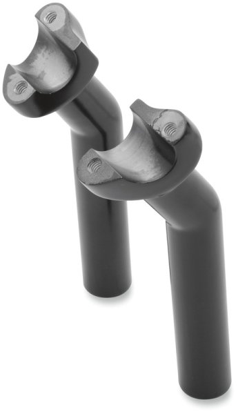 (image for) Drag Specialties Forged Aluminum Pullback Risers Black 6.5"