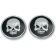 (image for) Drag Specialties Skull Gas Cap - Vented/Non-Vented Pair (86-E96)