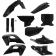 (image for) Acerbis Full Plastic Kit - Black