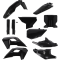 (image for) Acerbis Full Plastic Kit - Black