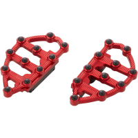 (image for) MX Passenger Floorboards - Red Anodized