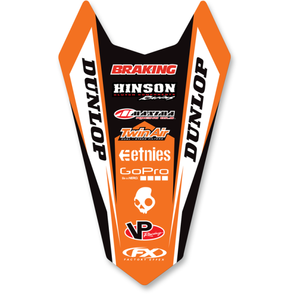 (image for) Factory Effex Rear Fender Kit - KTM 125-450 SX/SX-F 07-10, EXC 08-12, XC 08-10