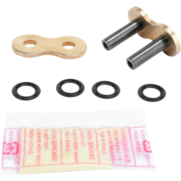 (image for) DID 525VXG Rivet Connecting Link - Gold