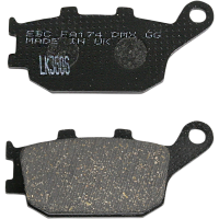 (image for) EBC Rear Organic Brake Pads for Honda NC700 XA - DCT/ABS 12-17 (3-piston front caliper)