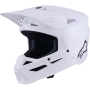 (image for) Alpinestars S-M3 Supertech Helmet - Solids - White Glossy - Size XL
