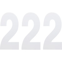 (image for) Standard Numbers - 6" White - No. 2