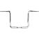 (image for) Chrome 1 1/4" Twin Round Handlebars, 14" End Rise