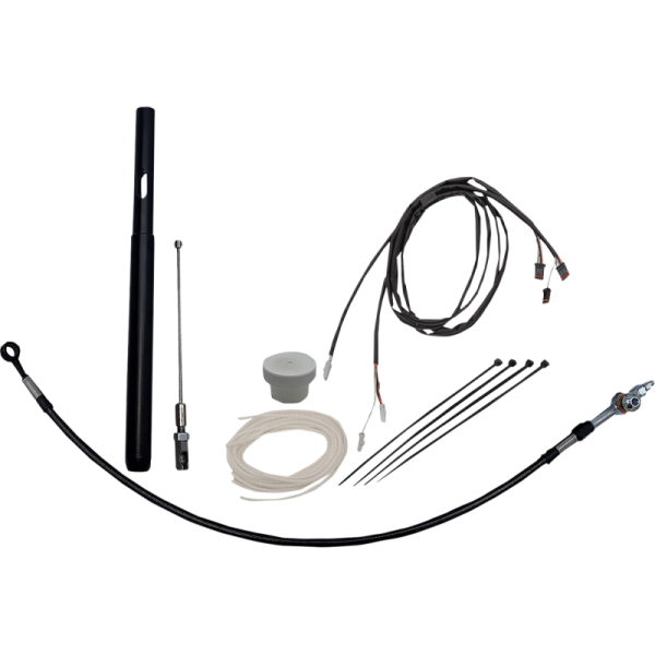 (image for) FAT BAGGERS INC EZ Install Kit Black Braided 14"