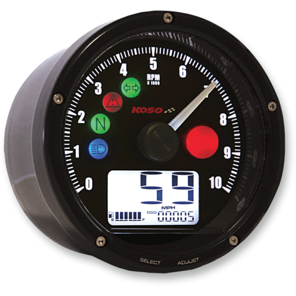 Koso North America Koso TNT-01 Electronic Speedometer/Tachometer