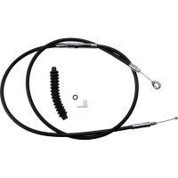 (image for) Drag Specialties Black Vinyl High Efficiency Clutch Cable - 0652-1436