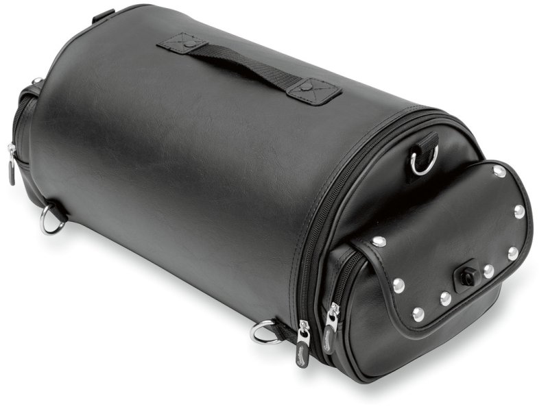 (image for) Saddlemen EXR1000S Desperado-style Rambler Roll Bag with studs