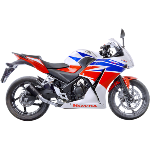 (image for) LEOVINCE LV-10 Black stainless steel Slip-On for HONDA CB300R/CBR300R 15-21