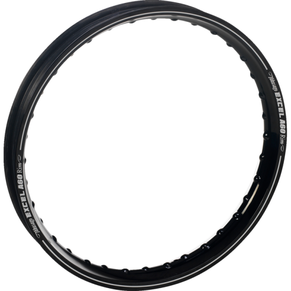 (image for) Excel A60 MX Rear Rim, Black with Silver Pinstripe, 18 x 2.15