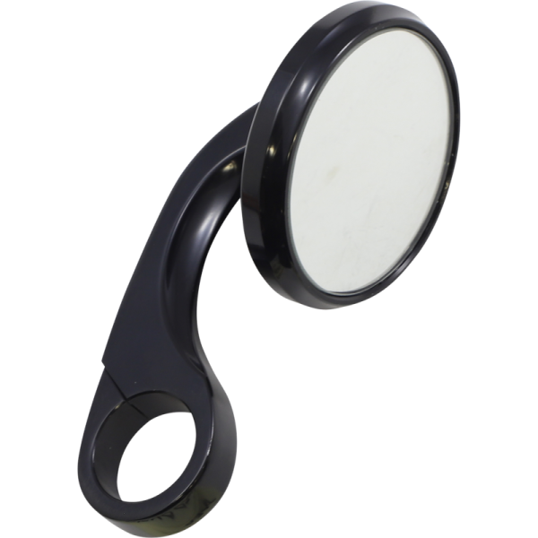 (image for) Todds Cycle Clamp-On Shooter Mirror - Gloss Black (1" Handlebars)