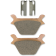 (image for) Semi-Sintered "V" Brake Pad 1721-1413