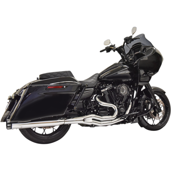 (image for) BASSANI XHAUST Road Rage HP 2-into-1 Exhaust Chrome