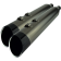 (image for) Khrome Werks 4.50" HP PLUS Slip-On Mufflers - Smoked satin chrome w/ black Edge tip billet end caps