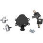 (image for) Gloss Black Side Hinge Ignition Switch/Saddlebag Lock Kit