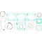 (image for) Vertex "Pro-Formance" Full Top-End Engine Gasket Set
