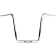 (image for) Chrome 1 1/4" Twin Round Handlebars, 16" End Rise