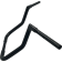 (image for) 13" EZ Install Reduced Reach Flat Top Handlebar, Gloss Black
