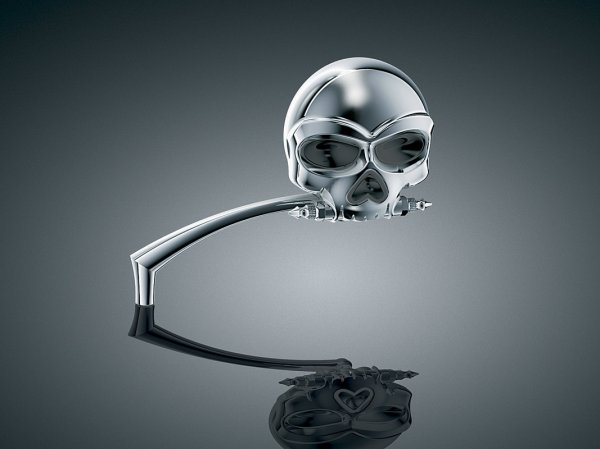 Kuryakyn Skull Mirrors