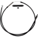 (image for) Classic Black Vinyl Clutch Cable