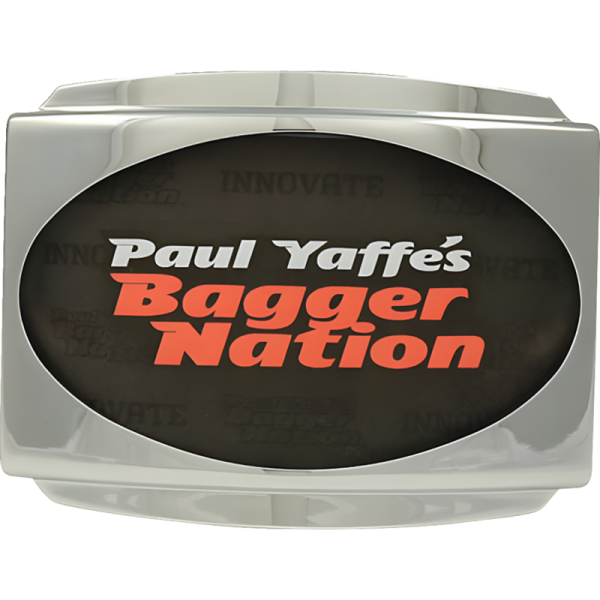 (image for) PAUL YAFFE BAGGER NATION CVO Universal Stealth III License Plate Frame - Chrome