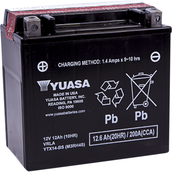(image for) Yuasa AGM Maintenance-Free Battery YTX14-BS