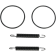 (image for) FMF Pipe Spring Kit - Kawasaki KX250 05-07