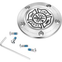 (image for) Timing Cover Mirror polished w/ Maltese cross Fire Dept.