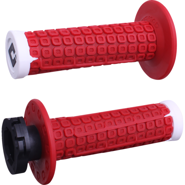 (image for) ODI Nomad V2 Lock-On Grips - Red/white/silver