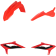 (image for) Acerbis Standard Kit - OEM Red (23)