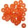 (image for) Round Digger® Aluminum Support Plate, Orange, 48 Pkg