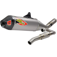 (image for) Pro Circuit Ti-6 Pro Titanium Exhaust System w/ Carbon End Cap for Suzuki RM-Z250